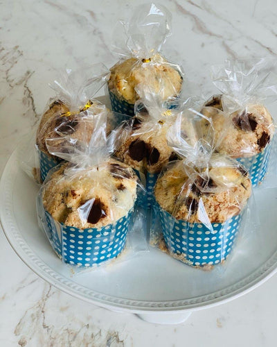 Dark chocolate chip muffins - Chef Laudico OK Cafe 