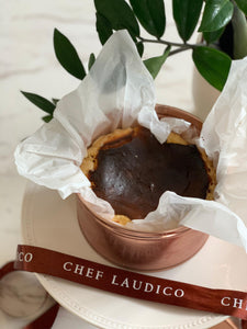 Keto Burnt Basque Cheesecake - Chef Laudico OK Cafe 